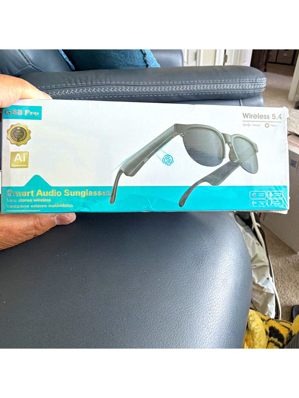 G58 Pro Smart Audio Sunglasses Wireless Bluetooth Connectivity